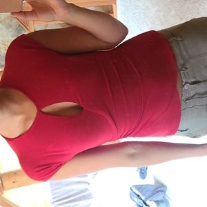 Femme red dress shirt. Sz xs